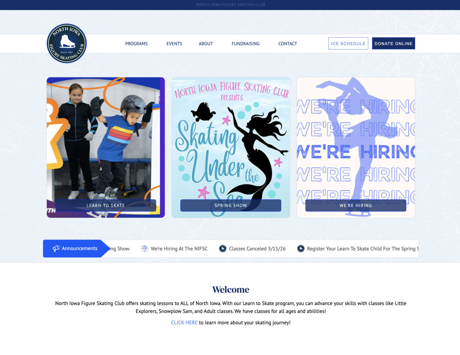 NIFSC Website Update