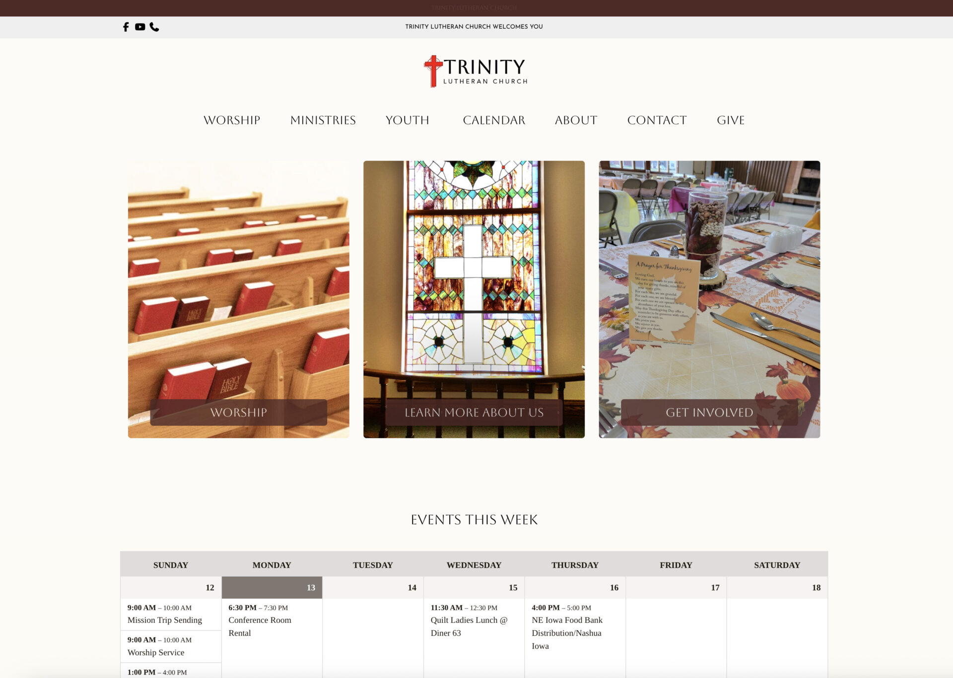 Trinity Lutheran Church - New Hampton, Iowa